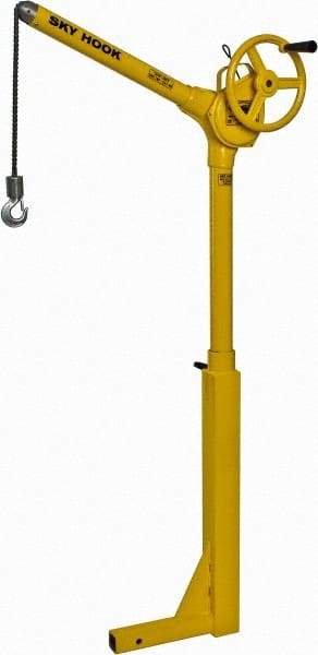 Sky Hook - 500 Lb Load Capacity, Steel Sky Hook Crane - Receiver Hitch Crane - Apex Tool & Supply