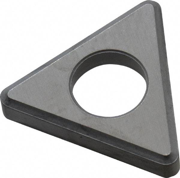 Kennametal - 1/2" Inscribed Circle, Triangle Boring Bar Shim for Indexables - 1/8" Thick, ITSN Shim Style, Negative Rake - Apex Tool & Supply