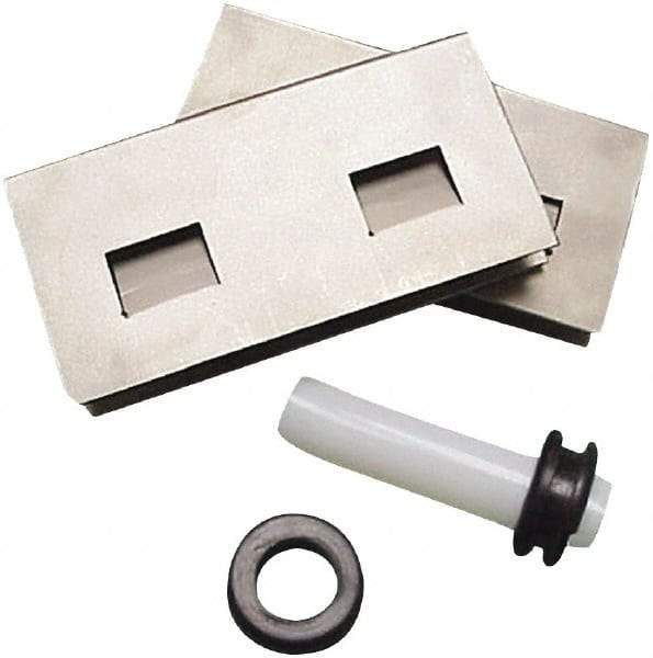Justrite - 0.17' Long x 0.33' Wide x 1" High, Spill Containment Accumulation Drain Kit - Compatible with Justrite Pallets & Accumulations Centers - Apex Tool & Supply