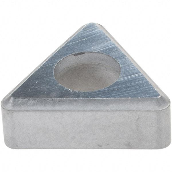 Made in USA - 3/8" Inscribed Circle, Triangle Shim for Indexables - Carbide, 3/16" Thick, ITSN Shim Style, Negative Rake, Left Hand Cut - Apex Tool & Supply