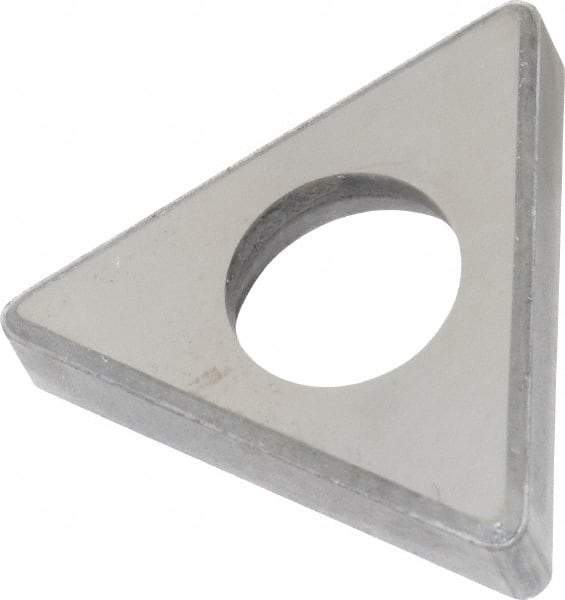 Made in USA - 5/8" Inscribed Circle, Triangle Shim for Indexables - Carbide, 3/16" Thick, ITSN Shim Style, Negative Rake - Apex Tool & Supply