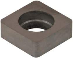 Made in USA - 1/2" Inscribed Circle, Square Shim for Indexables - Carbide, 3/16" Thick, ISSN Shim Style, Negative Rake, Left Hand Cut - Apex Tool & Supply