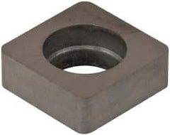 Made in USA - 1/2" Inscribed Circle, Square Shim for Indexables - Carbide, 3/16" Thick, ISSN Shim Style, Negative Rake, Left Hand Cut - Apex Tool & Supply
