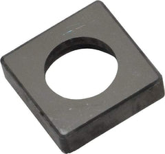 Made in USA - 3/4" Inscribed Circle, Square Shim for Indexables - Carbide, 3/16" Thick, ISSN Shim Style, Negative Rake, Left Hand Cut - Apex Tool & Supply