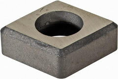 Made in USA - 1/2" Inscribed Circle, Diamond (Shape) Shim for Indexables - Carbide, 3/16" Thick, ICSN Shim Style, Negative Rake, Left Hand Cut - Apex Tool & Supply