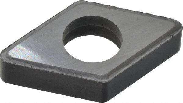 Made in USA - 1/2" Inscribed Circle, Diamond (Shape) Shim for Indexables - Carbide, 3/16" Thick, IDSN Shim Style, Negative Rake, Left Hand Cut - Apex Tool & Supply