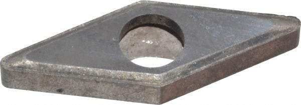 Made in USA - 3/8" Inscribed Circle, Diamond (Shape) Shim for Indexables - Carbide, 1/8" Thick, IVSN Shim Style, Negative Rake, Right Hand Cut - Apex Tool & Supply