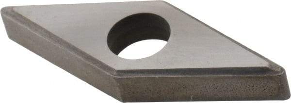 Made in USA - 1/2" Inscribed Circle, Diamond (Shape) Shim for Indexables - Carbide, 3/16" Thick, IVSN Shim Style, Negative Rake, Right Hand Cut - Apex Tool & Supply