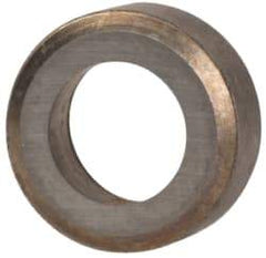 Made in USA - 1/2" Inscribed Circle, Round Shim for Indexables - Carbide, 3/16" Thick, IRSN Shim Style, Negative Rake - Apex Tool & Supply