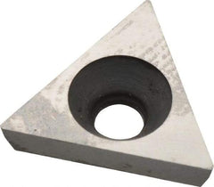 Made in USA - 3/8" Inscribed Circle, Triangle Shim for Indexables - Carbide, 1/8" Thick, PTP Shim Style, Positive Rake - Apex Tool & Supply