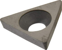 Made in USA - 1/2" Inscribed Circle, Triangle Shim for Indexables - Carbide, 1/8" Thick, PTP Shim Style, Positive Rake - Apex Tool & Supply
