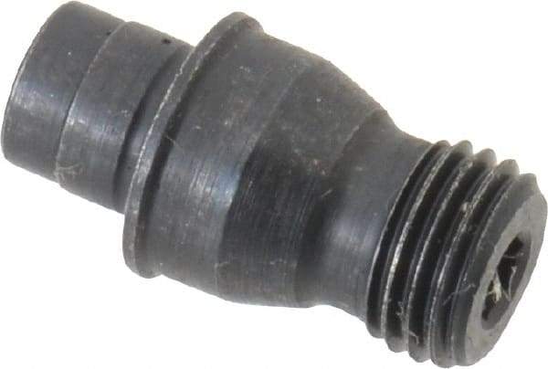 Made in USA - NL-68, 3/4" Inscribed Circle, 9/64" Hex Socket, 3/8-24 Thread, Negative Lock Pin for Indexable Turning Tools - 0.86" OAL - Apex Tool & Supply