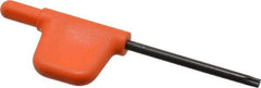 Kennametal - T8 Torx Drive, Flag Handle Driver for Indexable Boring Bars - S-KBFP, S-KBLP Compatible - Apex Tool & Supply