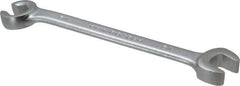 Proto - 1/2 x 1/2", Satin Finish, Combination Flare Nut Wrench - 6 Points, 6-7/16" OAL, Steel, Double End Head - Apex Tool & Supply