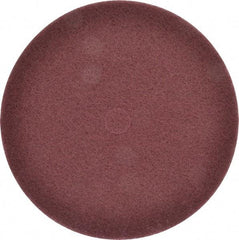 3M - 12" Very Fine Grade Aluminum Oxide Deburring Disc - 1-1/4" Center Hole, Arbor Connection, Maroon, 1,900 Max RPM - Apex Tool & Supply