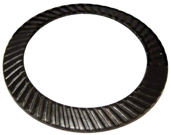 Gardner Spring - 0.539" ID, Steel, Belleville Disc Spring - 3/4" OD, 0.071" High, 0.043" Thick - Apex Tool & Supply