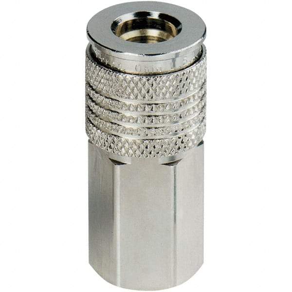 Dynabrade - Pneumatic Hose Coupler - 1/4" Body Diam - Apex Tool & Supply