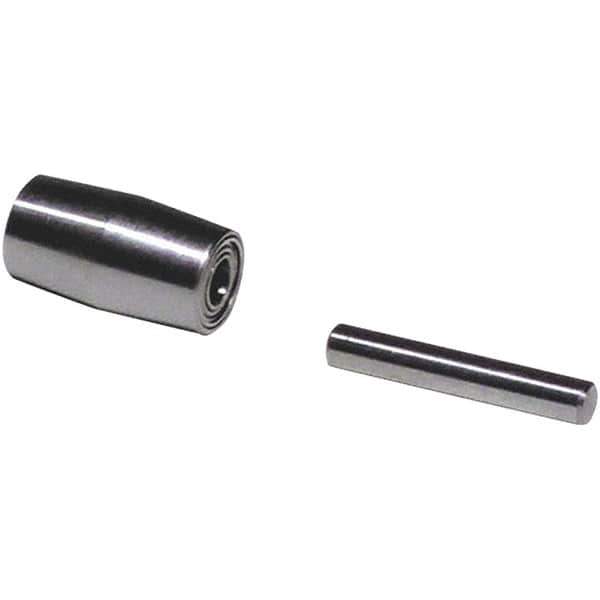 Dynabrade - 5/8" Diam x 5/8" Wide Contact Wheel - Crowned, Steel Face - Apex Tool & Supply