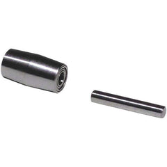 Dynabrade - 5/8" Diam x 5/8" Wide Contact Wheel - Crowned, Steel Face - Apex Tool & Supply