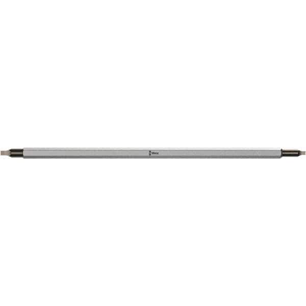 Wera - #1 & #2 Point, 7" Blade Length Square Recess Screwdriver - 262mm OAL - Apex Tool & Supply