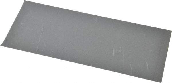 Norton - 320 Grit, Silicon Carbide Sanding Sheet - 9" Long x 3-2/3" Wide, Extra Fine Grade, B Weighted Paper Backing - Apex Tool & Supply