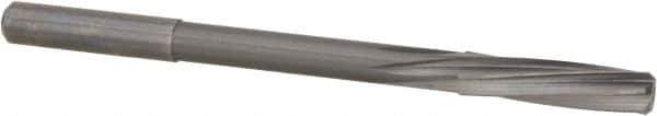 Magafor - 8.001mm Solid Carbide 6 Flute Chucking Reamer - Spiral Flute, 0.315" Straight Shank, 1-19/64" Flute Length, 4-5/8" OAL - Apex Tool & Supply