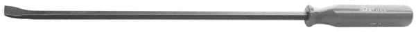 Made in USA - 25" OAL Screwdriver Pry Bar - 11/16" Wide - Apex Tool & Supply
