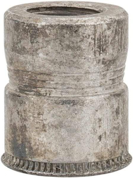 Made in USA - 5/16-18 UNC, Cadmium-Plated, Aluminum Knurled Rivet Nut Inserts - 0.03" to 0.09" Grip, 1/2" Drill Size, 0.528" Body Diam - Apex Tool & Supply