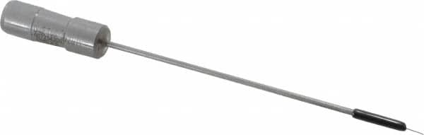 Made in USA - #40, 4" Flute Length, 3" Depth of Cut, Carbide-Tipped Shank, Single Flute Gun Drill - Apex Tool & Supply