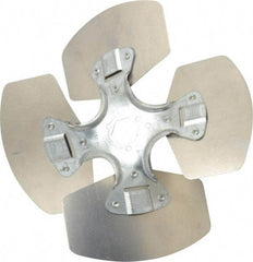 Made in USA - 10" Blade Diam, Commercial Fan Blade - Counterclockwise Rotation, 4 Blades - Apex Tool & Supply