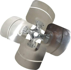 Made in USA - 16" Blade Diam, Commercial Fan Blade - Clockwise Rotation, 4 Blades - Apex Tool & Supply