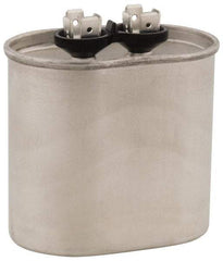 Value Collection - 55 Microfarad Motor Capacitor - 440 Volts, 2.91" Wide x 1.91" Deep x 4-3/4" High - Apex Tool & Supply