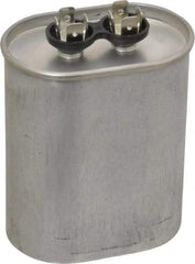 Value Collection - 40 Microfarad Motor Capacitor - 440 Volts, 2.91" Wide x 1.91" Deep x 4-3/4" High - Apex Tool & Supply