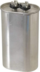 Value Collection - 50 Microfarad Motor Capacitor - 440 Volts, 2.91" Wide x 1.91" Deep x 4-3/4" High - Apex Tool & Supply