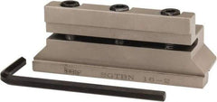Iscar - Tool Block Style SGTBN, 19mm Blade Height, 76mm OAL, 30mm OAH, Indexable Cutoff Blade Tool Block - 16mm Shank Height, 16mm Shank Width, Reversible, Through Coolant, Series Self Grip - Apex Tool & Supply