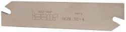 Iscar - 1.2598" Blade Height, 1/8" Blade Width, 5.9055" OAL, Right Hand Cut, Double End Indexable Cut-Off Blade - SGIH Blade, Self Grip Series - Apex Tool & Supply
