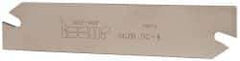 Iscar - 1.2598" Blade Height, 1/8" Blade Width, 5.9055" OAL, Right Hand Cut, Double End Indexable Cut-Off Blade - SGIH Blade, Self Grip Series - Apex Tool & Supply