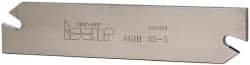 Iscar - 1.2598" Blade Height, 0.1575" Blade Width, 5.9055" OAL, Right Hand Cut, Double End Indexable Cut-Off Blade - SGIH Blade, Self Grip Series - Apex Tool & Supply