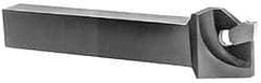 Iscar - SGTH, Right Hand Cut, 1.38" Max Workpc Diam, GTN 2.., GTR..2, GTN 2.4.., GTR 2.4.. Insert, Indexable Cutoff Toolholder - 1/2" Shank Width, 3/4" Shank Height, 4.33" OAL - Apex Tool & Supply