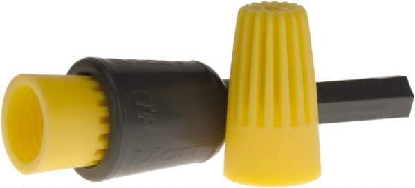 Thomas & Betts - 1, 14 + & 2, 18 to 1, 10 + 2, 14 AWG, 600 Volt, Corrosion Resistant, Standard Twist on Wire Connector - Yellow - Apex Tool & Supply
