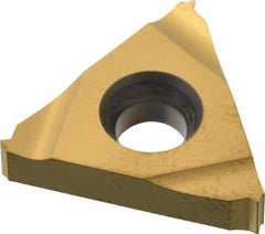 Carmex - 16ER External Right Hand 32 UN Laydown Threading Insert - Grade P25C, TiN Coated Carbide - Apex Tool & Supply