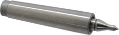 Royal Products - MT2 Taper Shank, 0.7" Head Diam 300 Lb Capacity Live Center - 5,000 Max RPM, 0.39" Point Diam, 7/8" Point Len, 150 Lb Max Workpc, 3-15/16" OAL, 3/16" Tip Diam, Long Point - Apex Tool & Supply