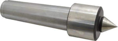 Royal Products - MT5 Taper Shank, 2.45" Head Diam 5,740 Lb Capacity Live Center - 4,500 Max RPM, 2.03" Head Length, 1-1/8" Point Diam, 1-3/16" Point Len, 750 Lb Max Workpc, 8-13/16" OAL, Standard Point - Apex Tool & Supply