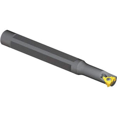 Vargus - Internal Thread, Left Hand Cut, 12mm Shank Width x 11mm Shank Height Indexable Threading Toolholder - 100mm OAL, 4.0KIL Insert Compatibility, SNVR Toolholder, Series Mini 3 - Apex Tool & Supply