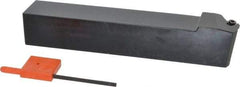 Carmex - External Thread, Right Hand Cut, 1" Shank Width x 1" Shank Height Indexable Threading Toolholder - 6" OAL, 16ER Insert Compatibility, SE Toolholder, Series SER - Apex Tool & Supply