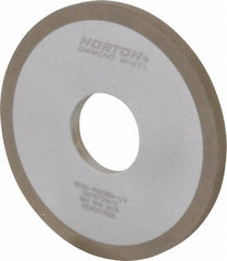 Norton - 4" Diam x 1-1/4" Hole x 1/4" Thick, 120 Grit Surface Grinding Wheel - Diamond, Type 1A1, Fine Grade, Resinoid Bond - Apex Tool & Supply
