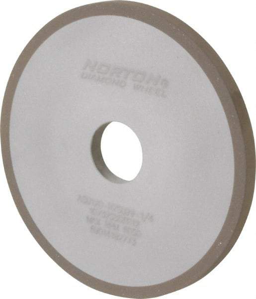 Norton - 6" Diam x 1-1/4" Hole x 3/8" Thick, 120 Grit Surface Grinding Wheel - Diamond, Type 1A1, Fine Grade, Resinoid Bond - Apex Tool & Supply