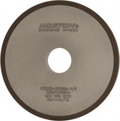 Norton - 6" Diam x 1-1/4" Hole x 1/2" Thick, 220 Grit Surface Grinding Wheel - Diamond, Type 1A1, Very Fine Grade, Resinoid Bond - Apex Tool & Supply