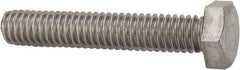 Value Collection - 5/16-18 UNC, 1-3/4" Length Under Head Hex Head Cap Screw - Fully Threaded, Grade 316 Stainless Steel, Uncoated, 1/2" Hex - Apex Tool & Supply
