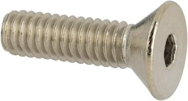 Value Collection - #8-32 UNC Hex Socket Drive, 82° Flat Screw - Grade 316 Stainless Steel, 5/8" OAL - Apex Tool & Supply